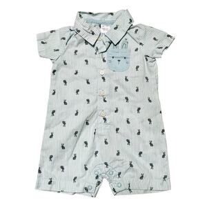 Carter’s Blue Bunny Easter Outfit Size 6m